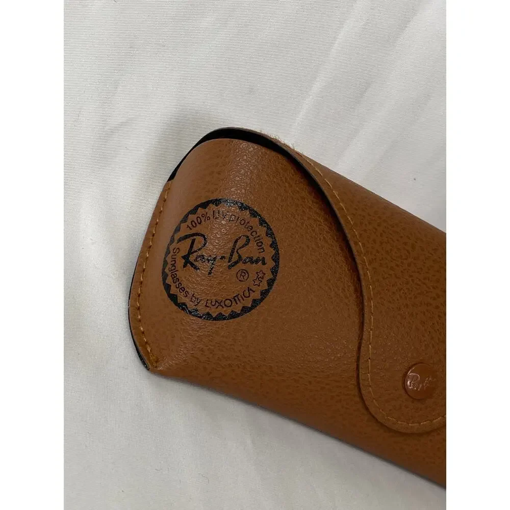 Authentic Ray-ban sunglasses case tan